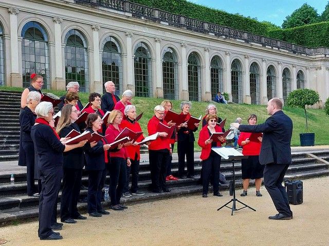 Auftritt im Barockgarten Großsedlitz