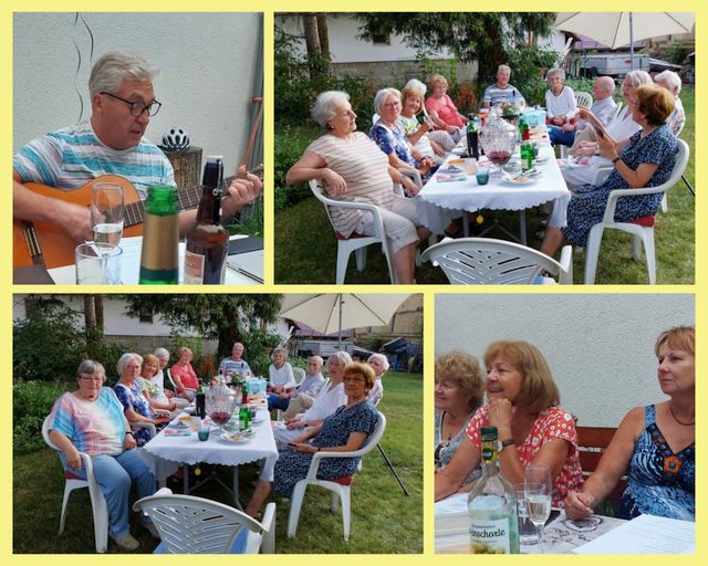 Collage Gartenpartys