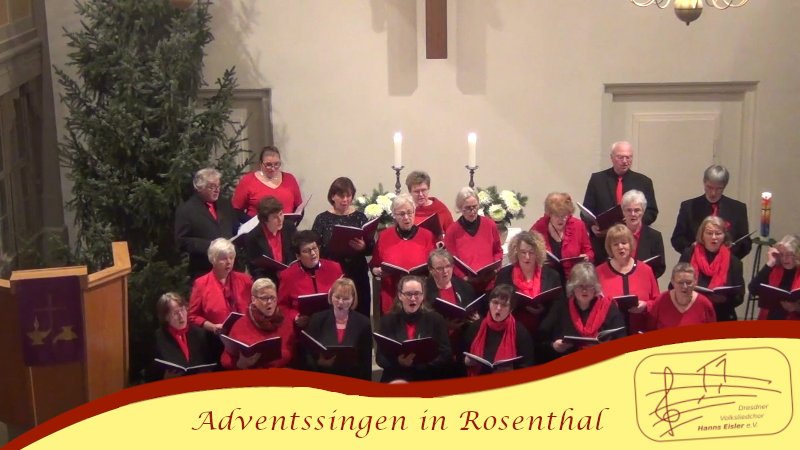 Auftritt in der Kirche Rosenthal