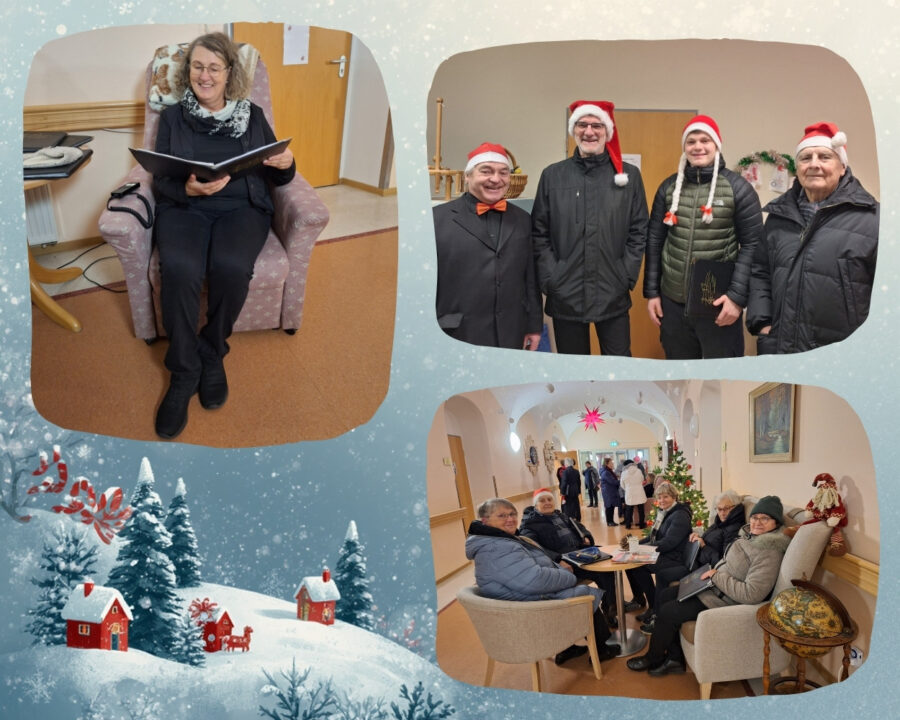 Jahresrückblick 2025 Singen zum Weihnachtsmarkt im Wohnpark Elsa Fenske